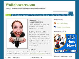 Earn Extra Income - WalletBoosters.com